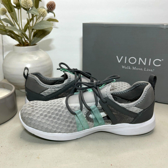 Vionic Adore Active Sneaker Athletic Running Shoes Gray Lace Up Women’s US 6 - Picture 8 of 11